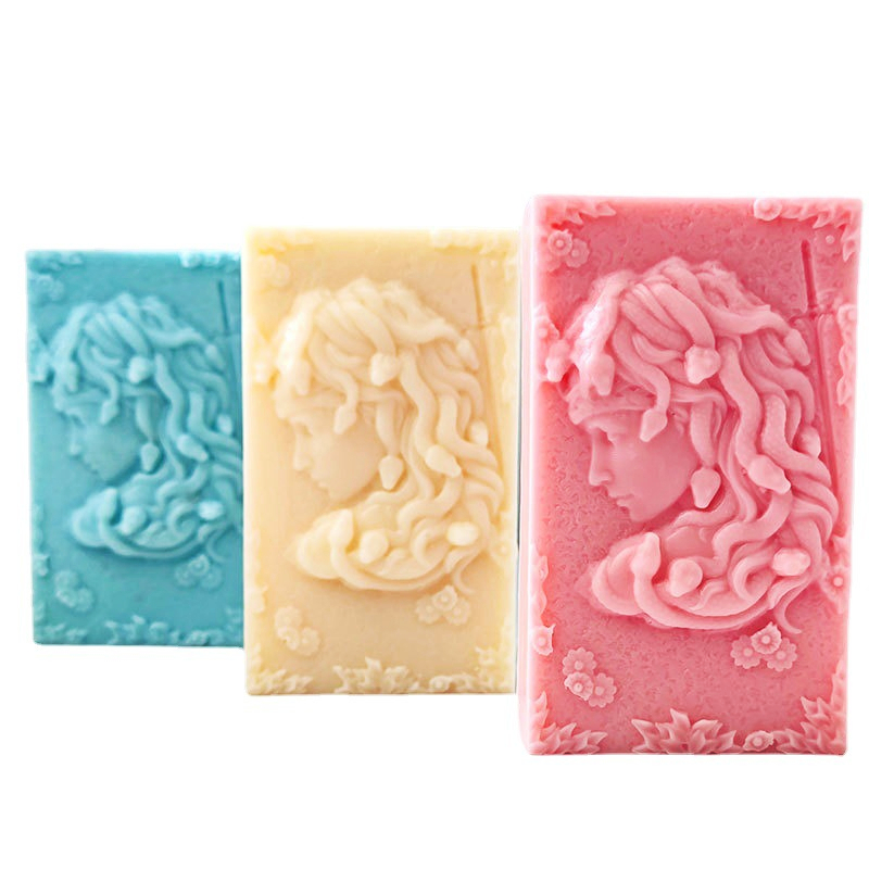 Soap Making Queen - زهرة إلهة سيليكون قالب الصابون لتقوم
